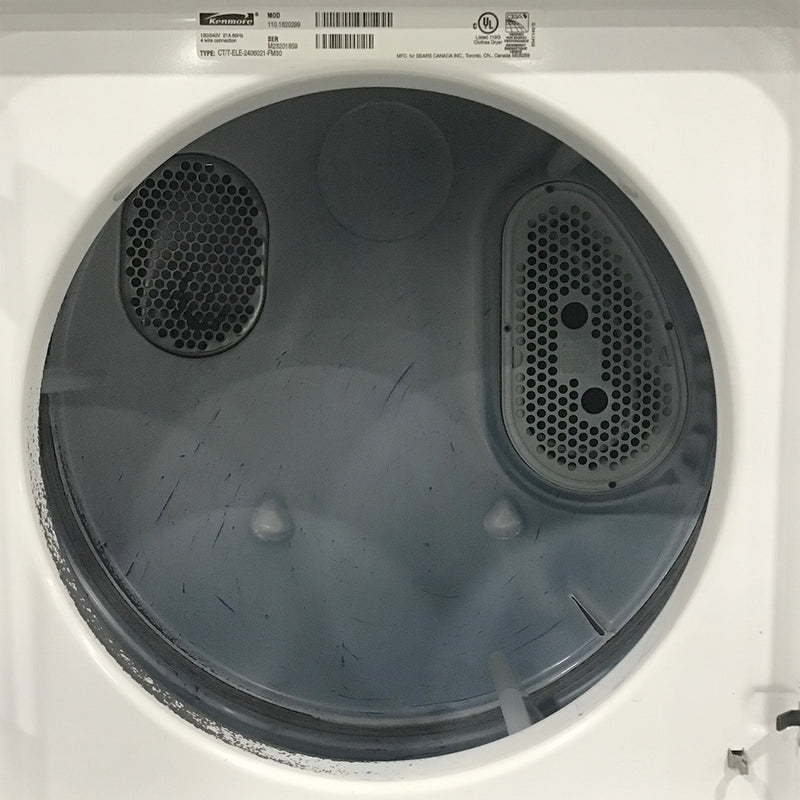 Used Kenmore 24" Laundry Center Model No. 110.1820299