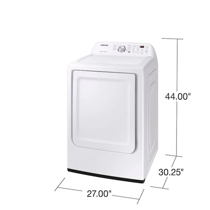 Samsung Electric Dryer Model No. DVE45T3200AW/AC